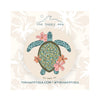 Hibiscus Turtle Magnet